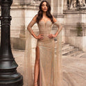Side slit dress