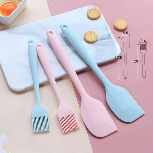 Silicone spatula baking tool set