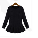 women  neck dress style sweater