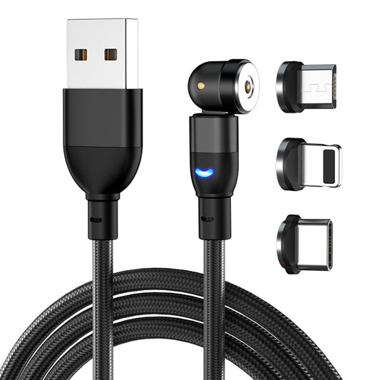 3-in-1 Bent Magnetic Cable