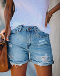 Women's Slim Denim Shorts