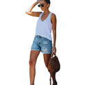 Women's Slim Denim Shorts