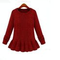 women  neck dress style sweater