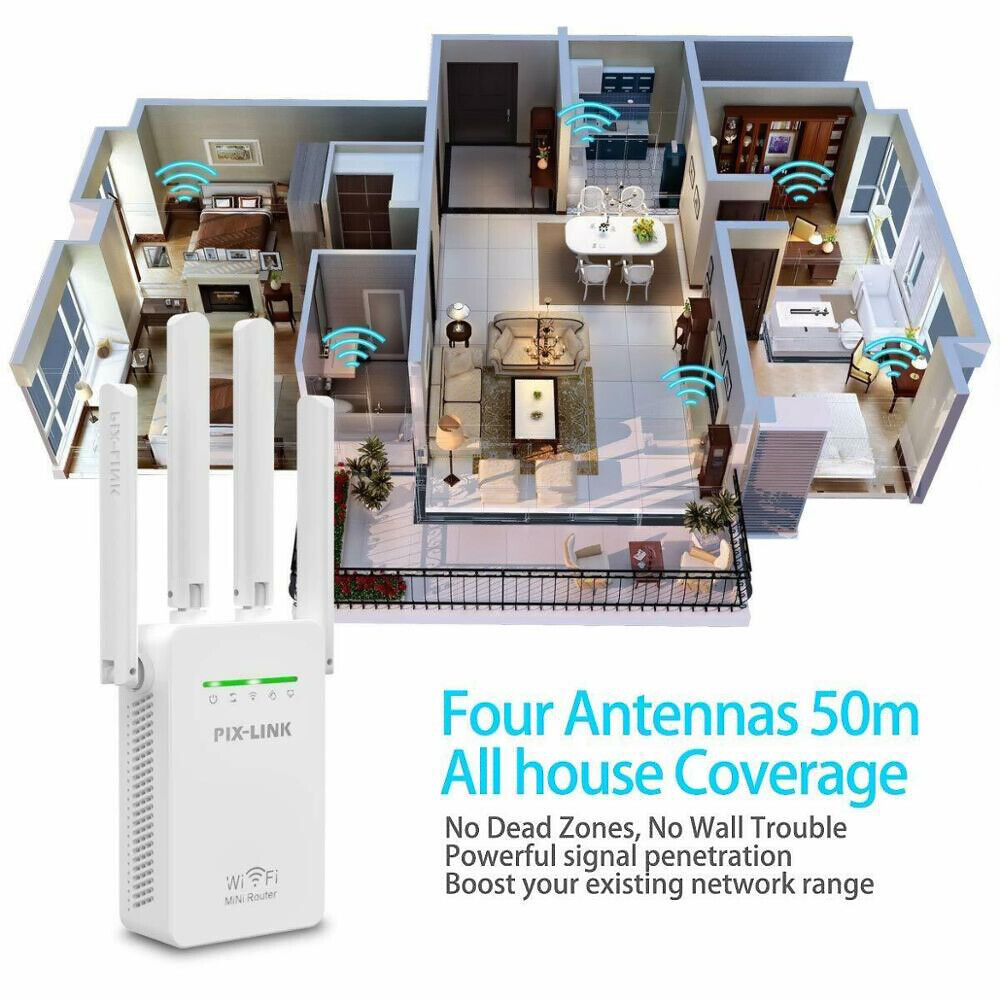 Extends Wi-Fi range up to 50 M