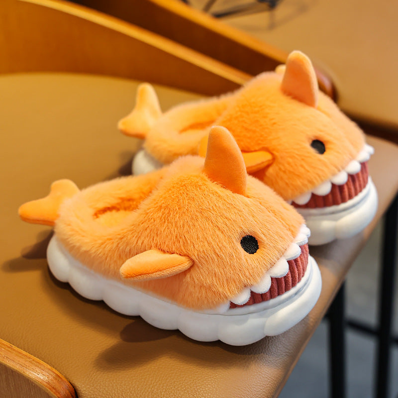 Thick Bottom Parent-child Cotton Shoes