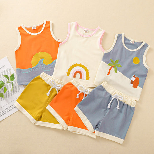 Summer Cartoon Kids Clothes