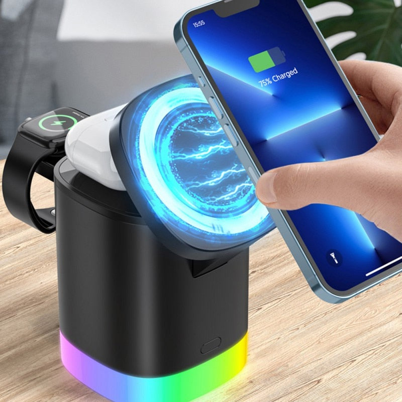 3 In 1 Magnetic Wireless Fast Charger