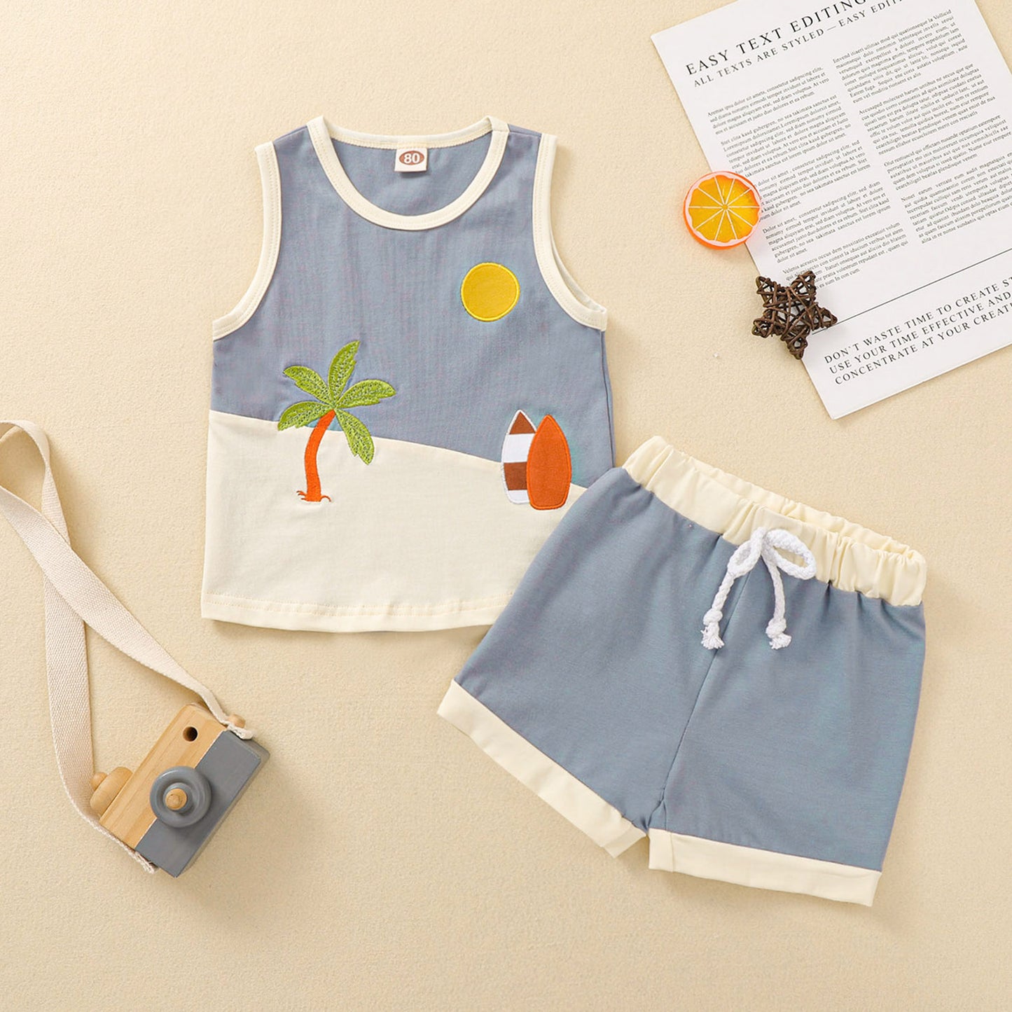 Summer Cartoon Kids Clothes