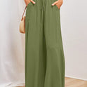 Wide Leg Loose Pants With Pockets