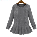 women  neck dress style sweater