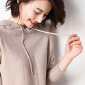 Women's hooded sweater