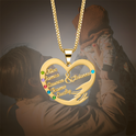 Heart-shaped Pendant Necklace