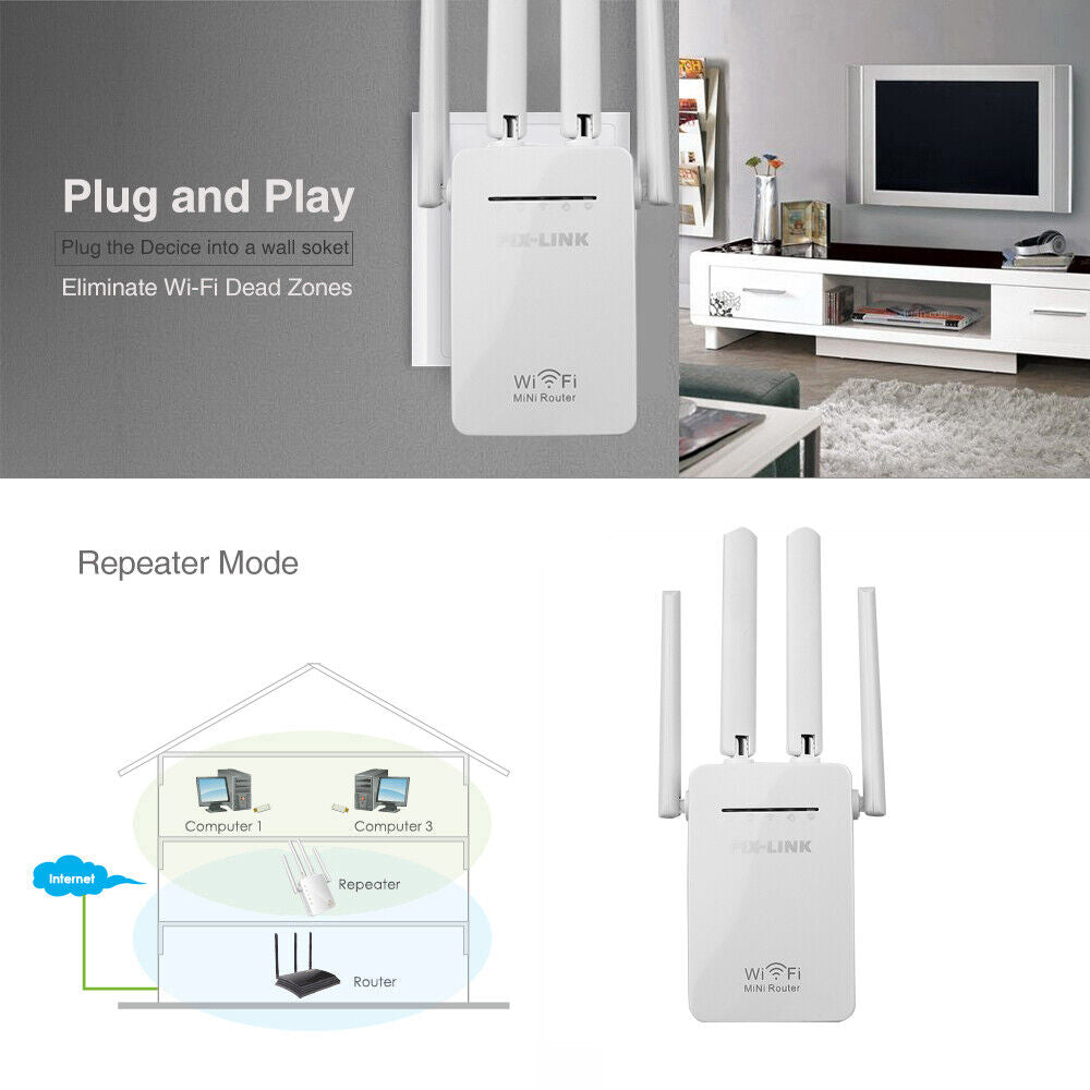 Extends Wi-Fi range up to 50 M