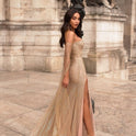 Side slit dress
