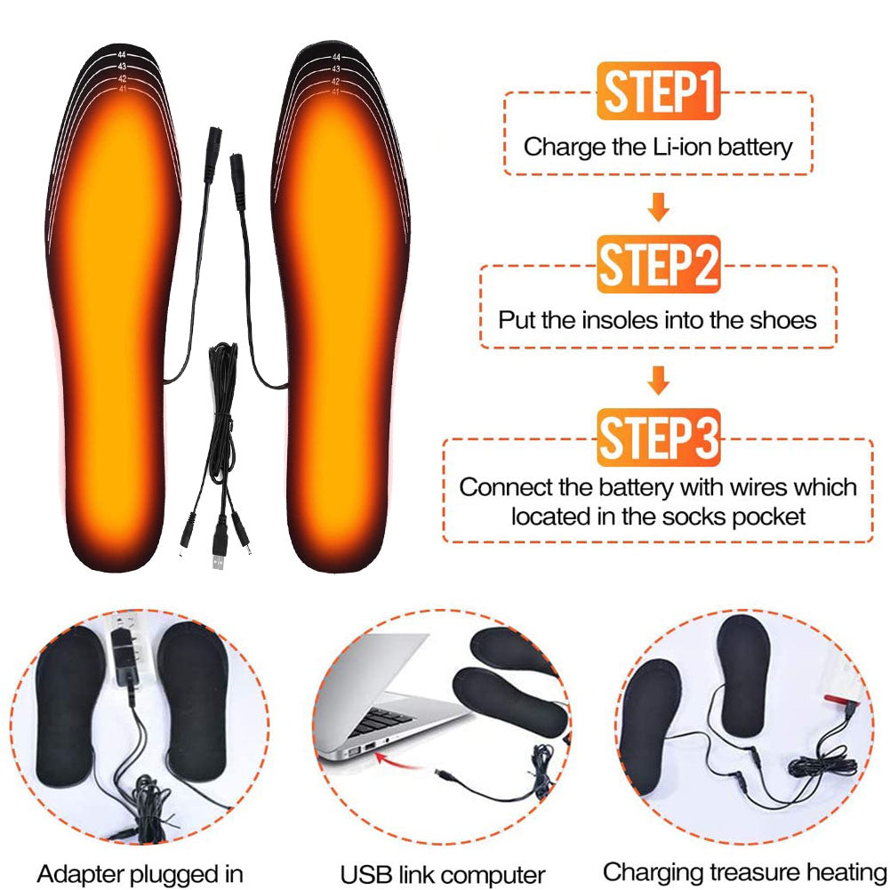 USB Heated Shoes Insoles