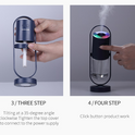 USB Air Humidifier With Projection Lights