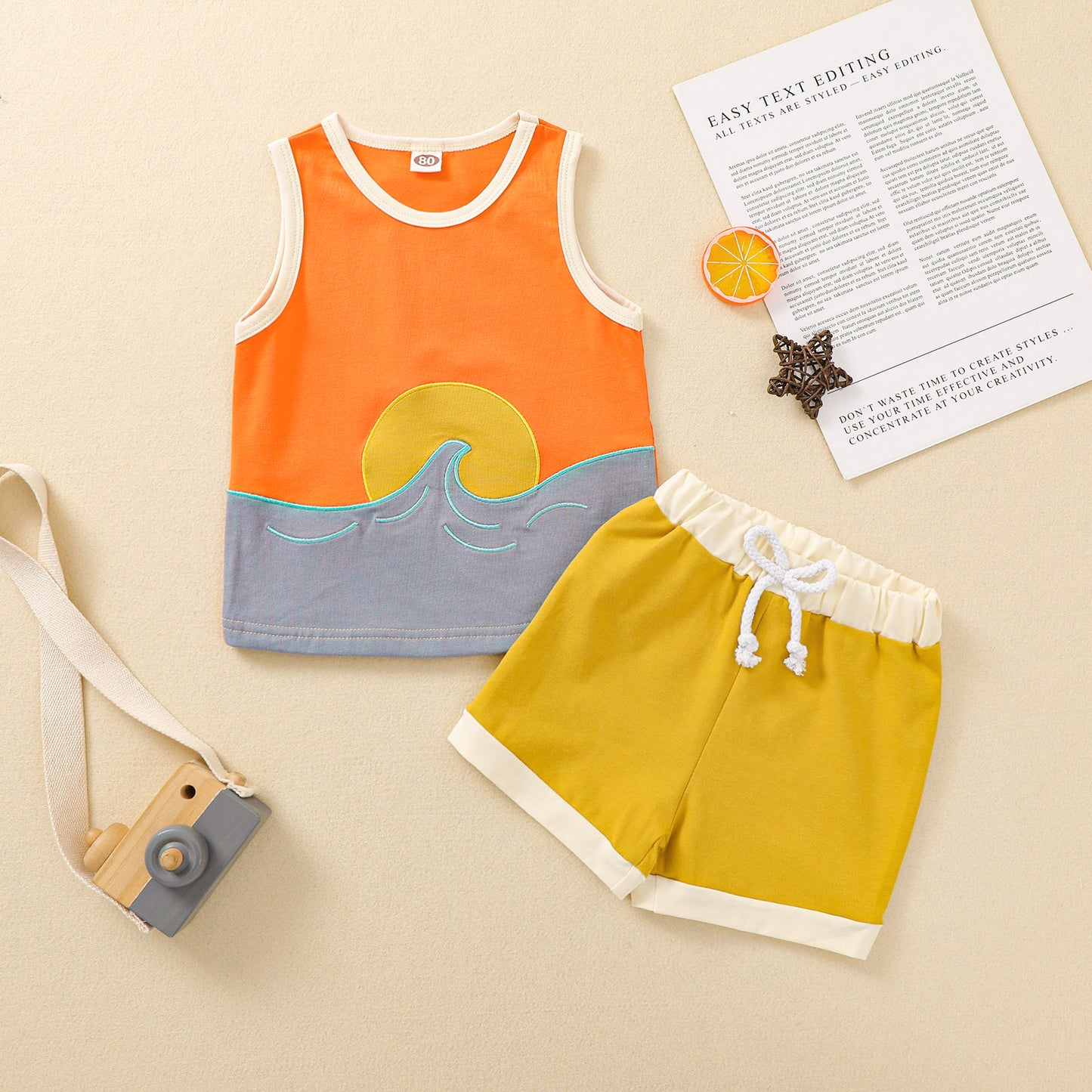 Summer Cartoon Kids Clothes