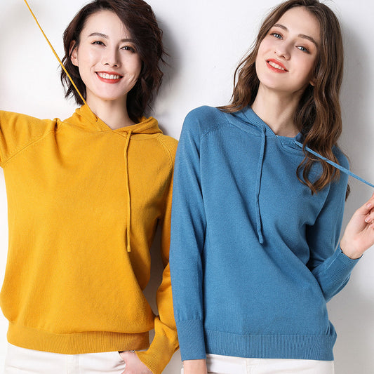 Women's hooded sweater
