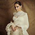 Handmade Pearl Necklace Shawl