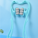 Multifunctional wheel Neck Massager