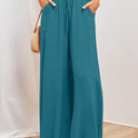 Wide Leg Loose Pants With Pockets