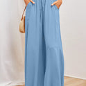 Wide Leg Loose Pants With Pockets