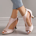 Back Zipper Outdoor Sandals